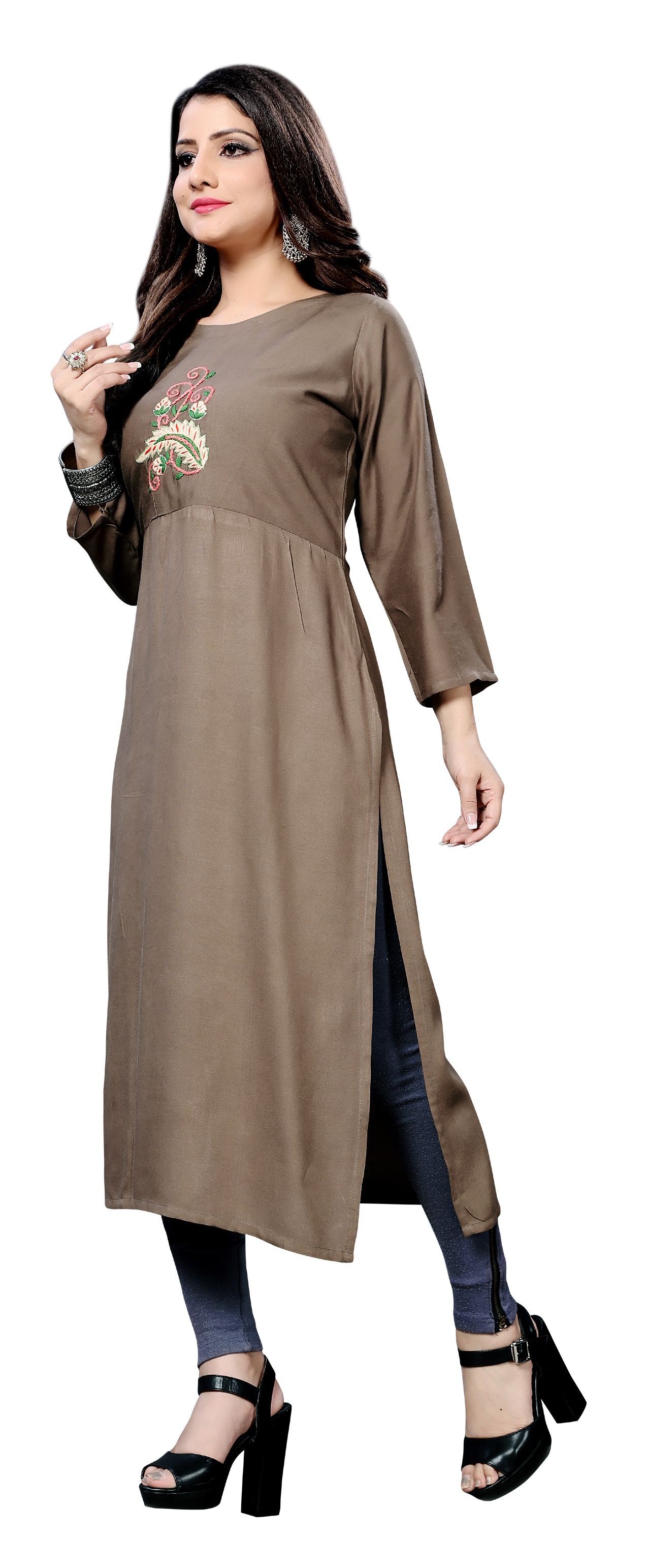 Meedal Hand Work Kurti