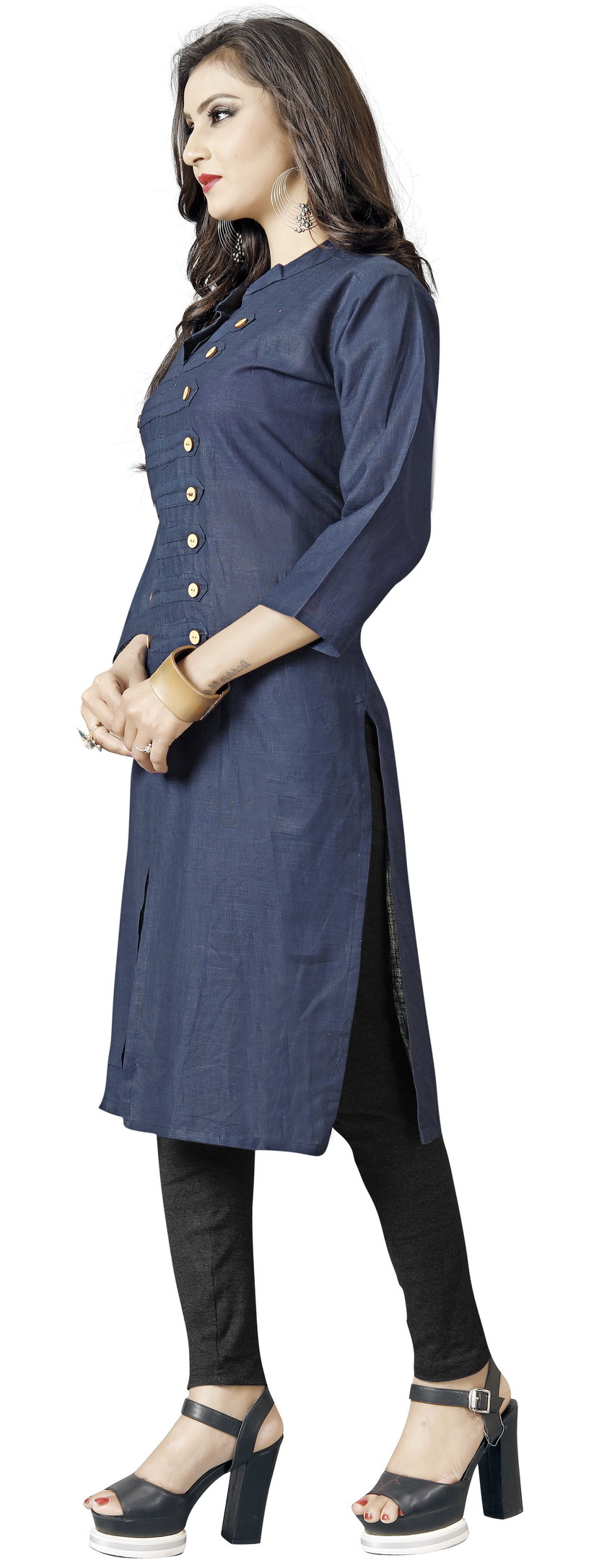 Woodan Batan Designer Kurtis