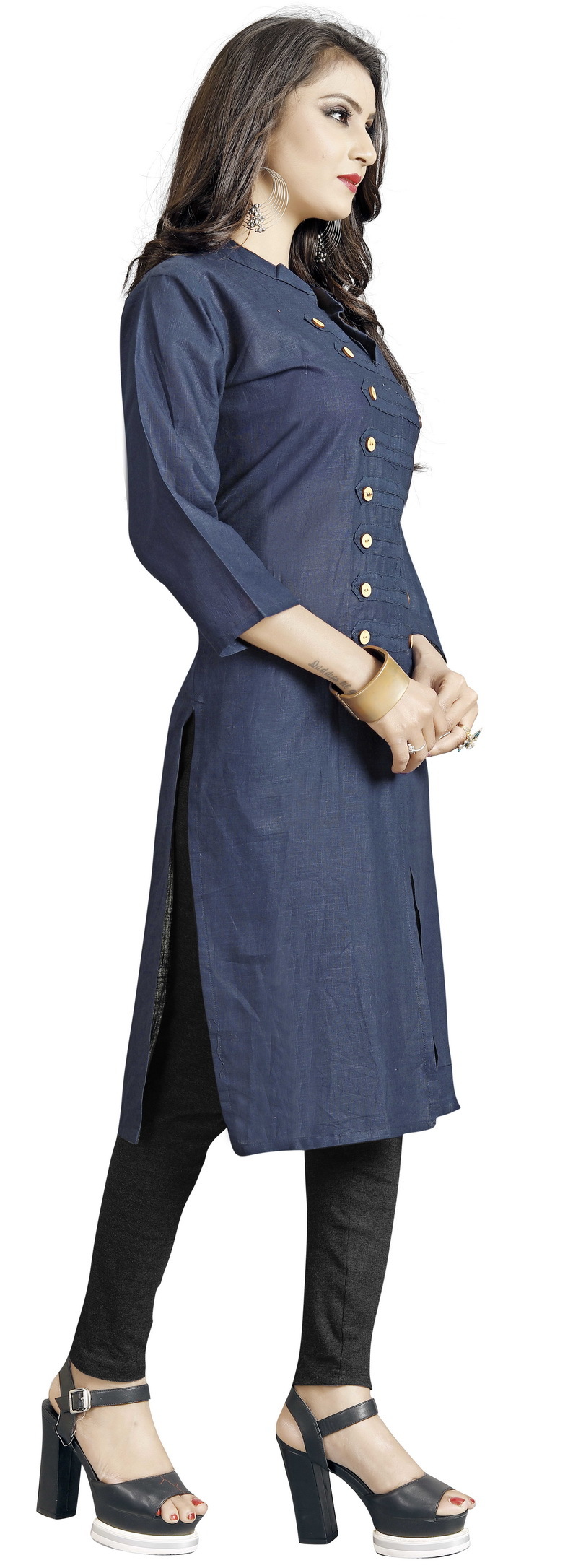 Woodan Batan Designer Kurtis