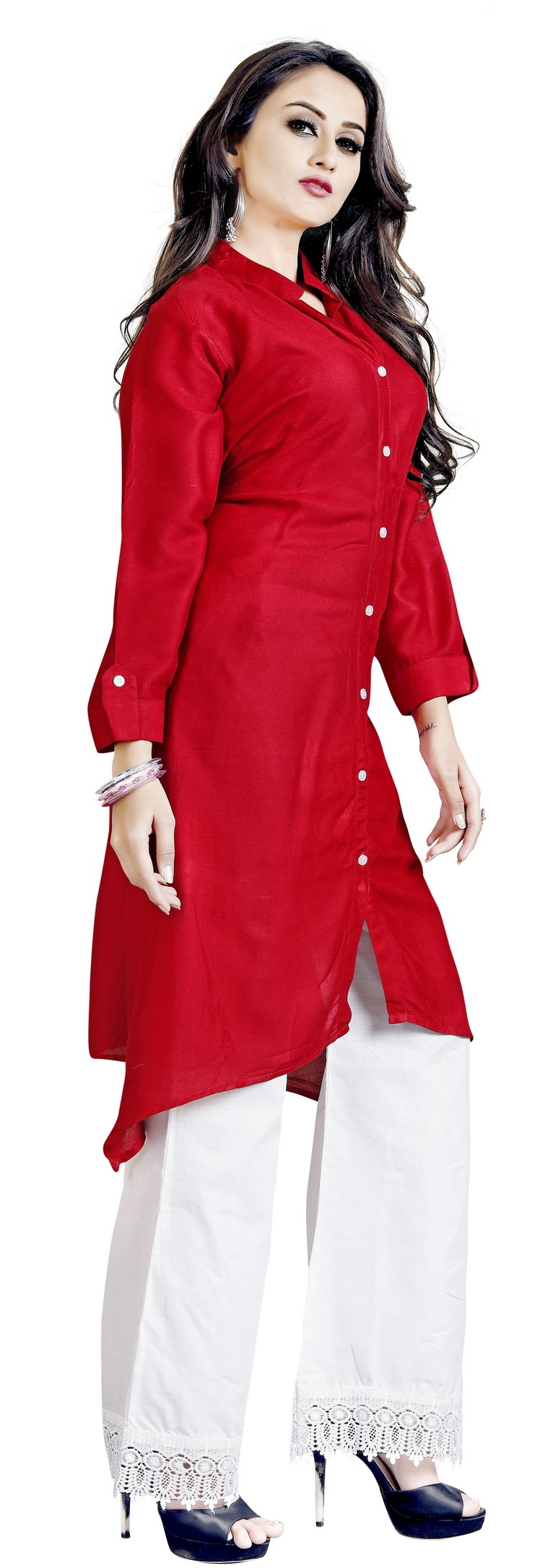 Plain Designer Kurti