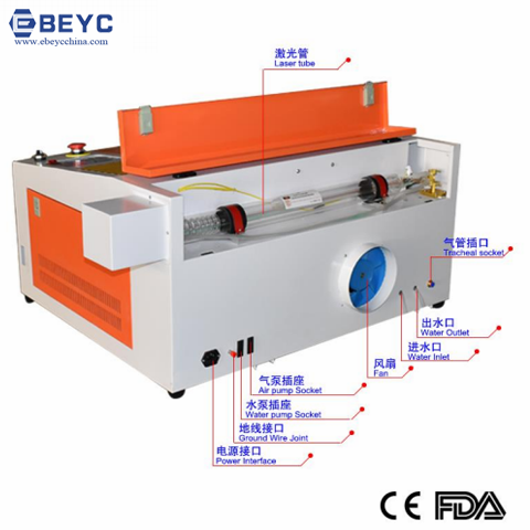 Automatic 90*60cmm Small Laser Engraving Machine With Rise And Fall