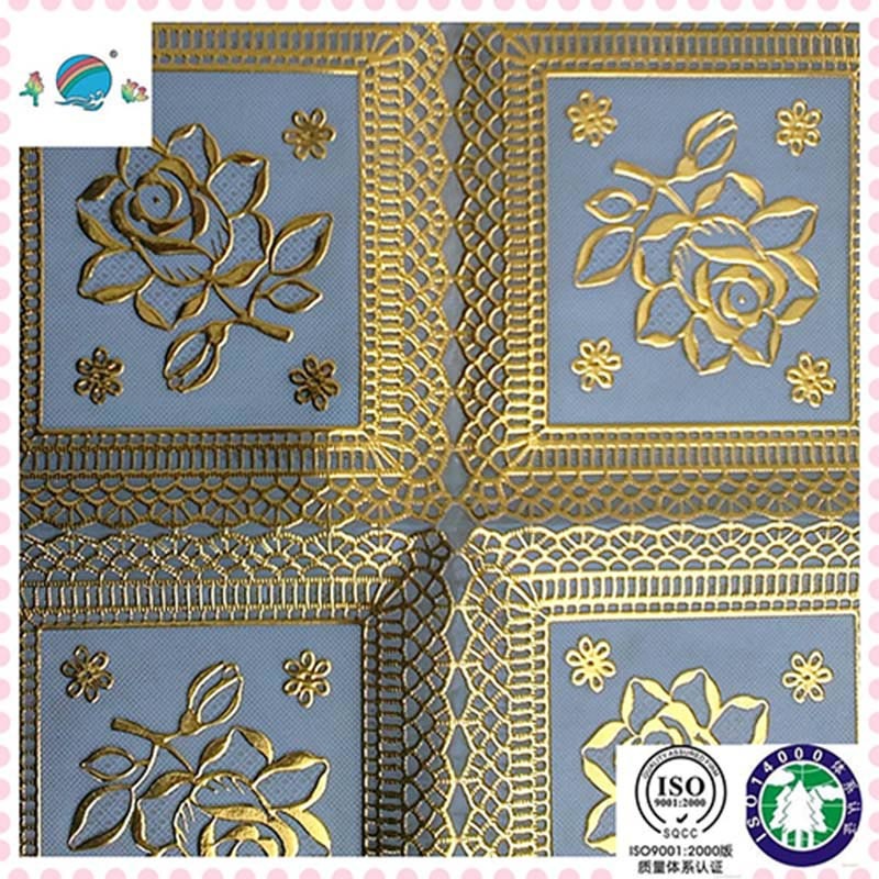 Hot Stampin Foil For Pvc Table Cloth Application: Plastic