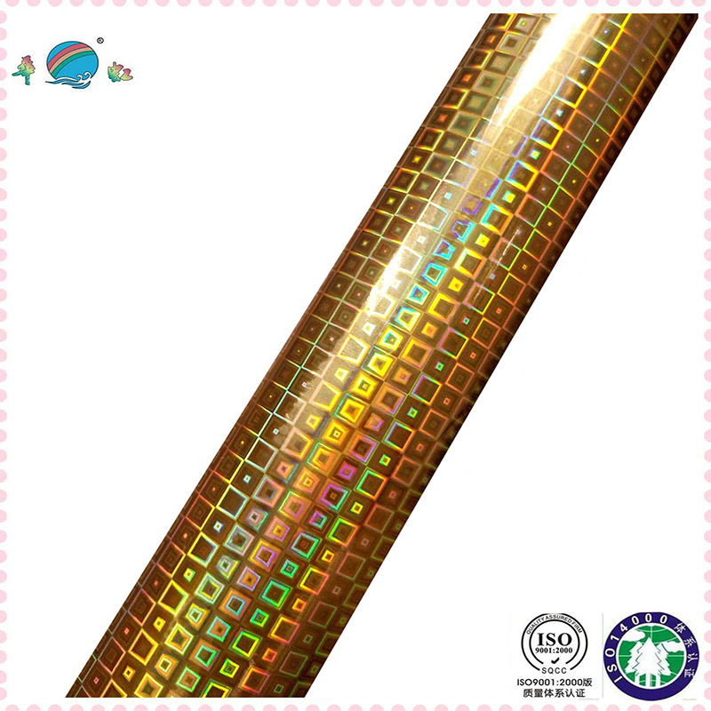 Prisms On Gold Background Foil Application: Paper