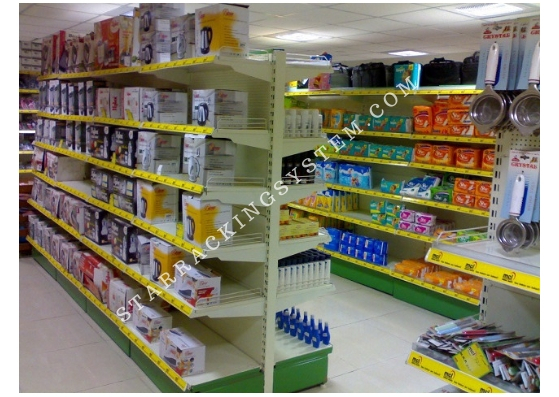 Grocery Display Racks Capacity: 100 Kg/day