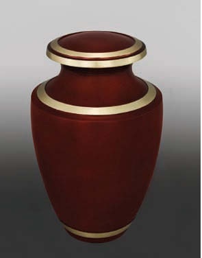 White Brass Vases Majesty Memorial Urn