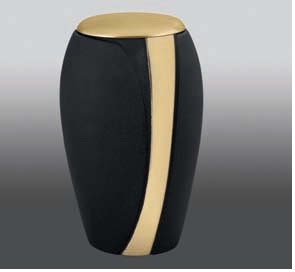 Red & Gold Roman V Token Brass Vases Cremation Urn