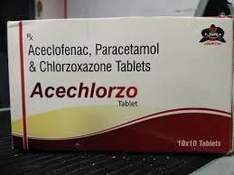 एसिक्लोफेनाक पेरासिटामोल और क्लोरज़ोक्साज़ोन टैबलेट स्टोर ठंडी और सूखी जगह में