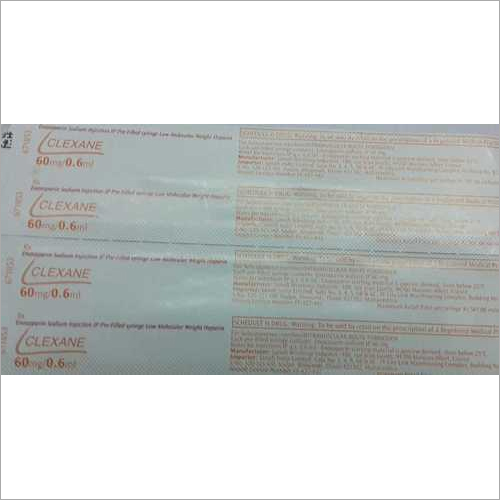 Liquid Clexane 60Mg Injection