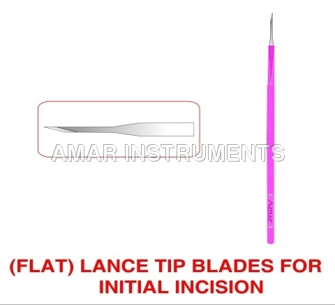 Lance Tip Blades For Initial Incision