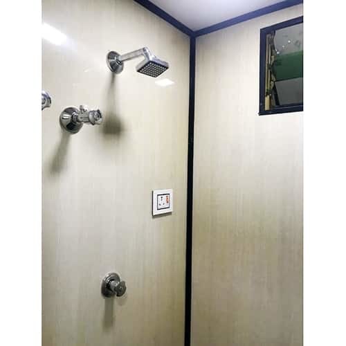 Portable Frp Toilet Cabins Roof Material: Gi