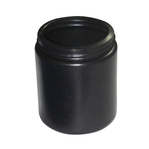 Plastic HDPE Supplement Jar - Plastic, 5-10 mm Length, 500 g Weight | Rigid Design, Lightweight, Compact for Gym Supplements Storage