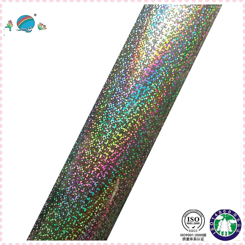 Glitter On Mirron Silver Background Foil Application: Paper