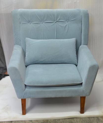 लकड़ी का फ़ैब्रिक सोफा