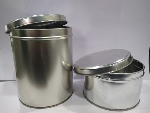 सरल खाद्य टिन कंटेनर