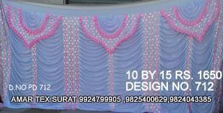Tent parda design fabric