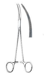 स्टील आर्टरी फोर्सेप्स कर्व्ड रॉबर्ट्स 8