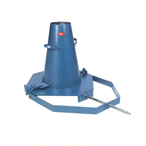 Slump Test Apparatus - Metal Construction, 10 Inch Dimensions, Blue Powder Coated Finish | Durable, Economical, Easy to Use