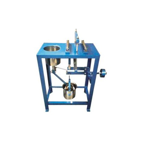 Cbr Testing Machine - Steel, Replaceable Grinding Path, Electric Power Source | Vertical Axis Rotation, Adjustable Speed, Flexural Strength Testing for Tiles