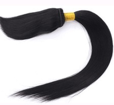Raw Virgin Remy Hair - 18 Inch, Natural Black & Brown Colors | Braid-in Weave, 100% Tangle Free, Curly Texture, Easy Application