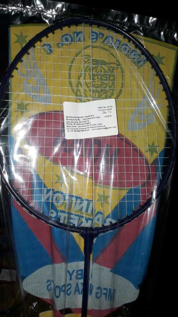 Black Badminton Racket