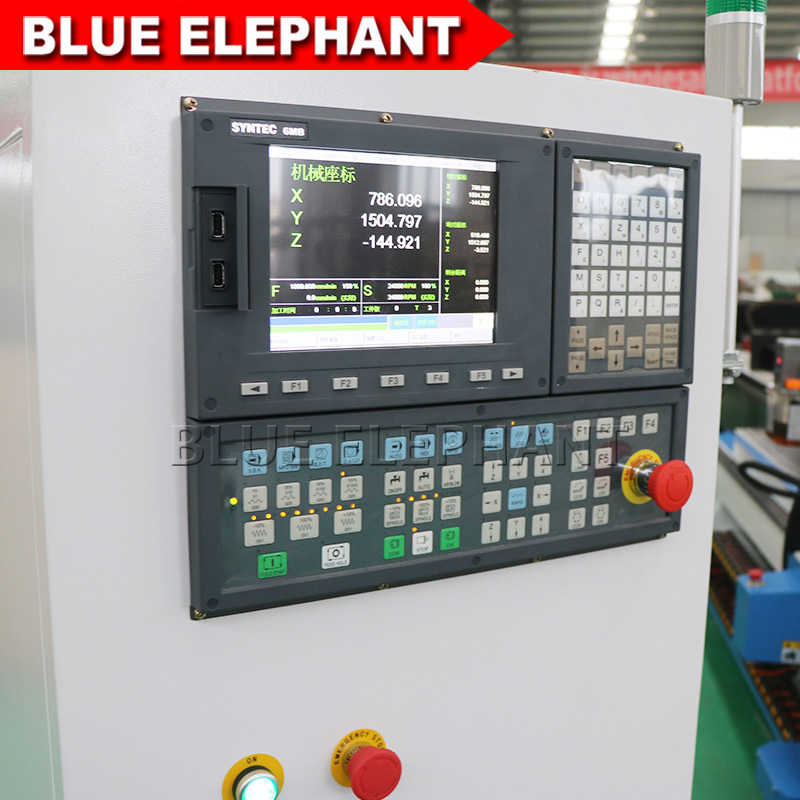 Vacuum Cleaning System High Configuration 2040 Atc Cnc Carving Machine With Two Pressure Roller For Mdf Acrylic Plastic Sheet