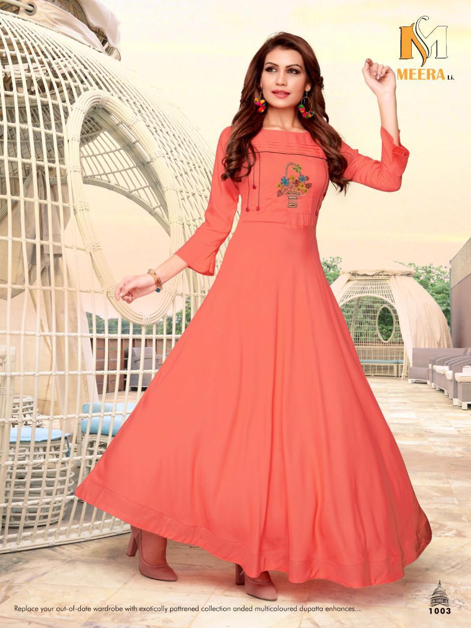 Embroiderd Heavy Long Designer Kurtis