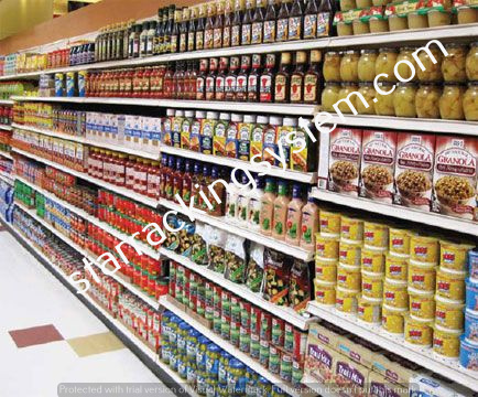 Single Sided Display Racks Capacity: 100 Kg/day