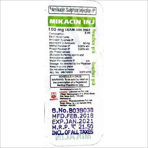 Liquid Amikasin Sulphate Injection