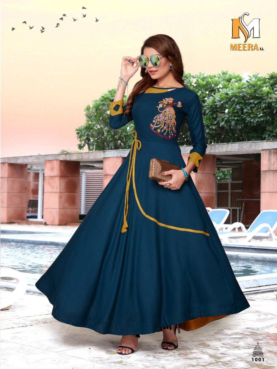 Super Reyon Kurtis - Heavy Inner Manual Embroidery & Hand Work, Available In M To Xxxl Sizes, 3/4 Sleeve Style For Winter