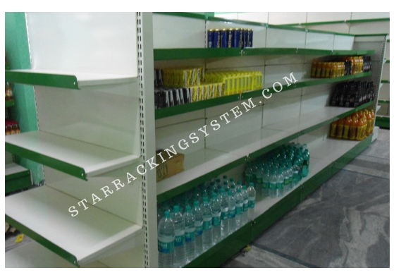 Heavy Duty Display Rack - Powder Coated Finish | 6 Layers, Single Sided, 100 Kg Capacity