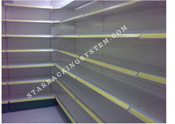 Heavy Duty Display Rack - Powder Coated Finish | 6 Layers, Single Sided, 100 Kg Capacity
