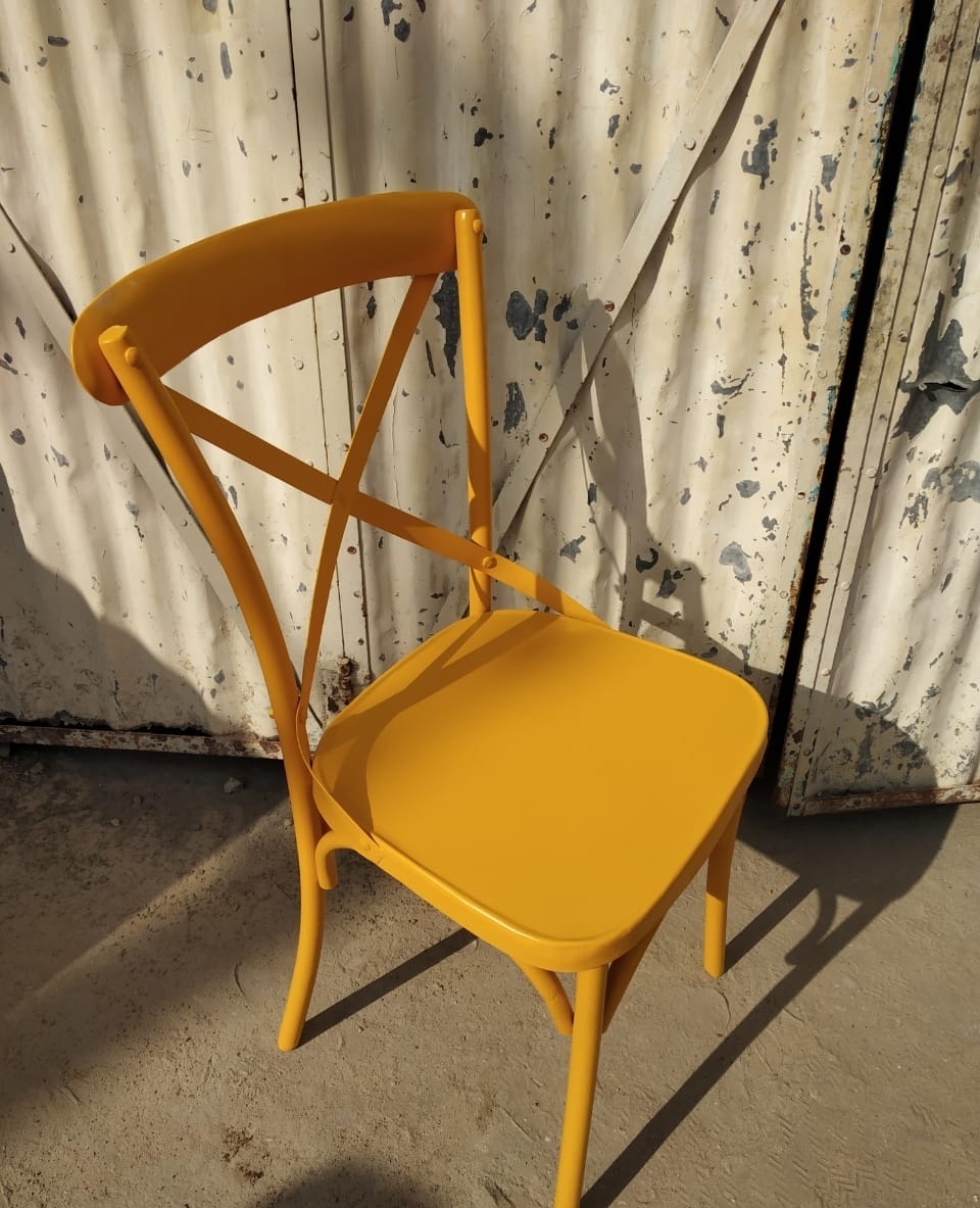 Durable Iron Cafe Chair