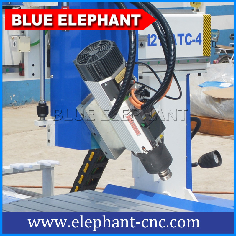 Vacuum Cleaning System 1212 Automatic Tool Changer Atc Cnc Wooden Engraving Machine , Germany Siemens Controller Wood Cutting Machine