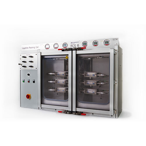 सैफायर रॉकिंग सेल गैस प्रेशर: 200 बार तक