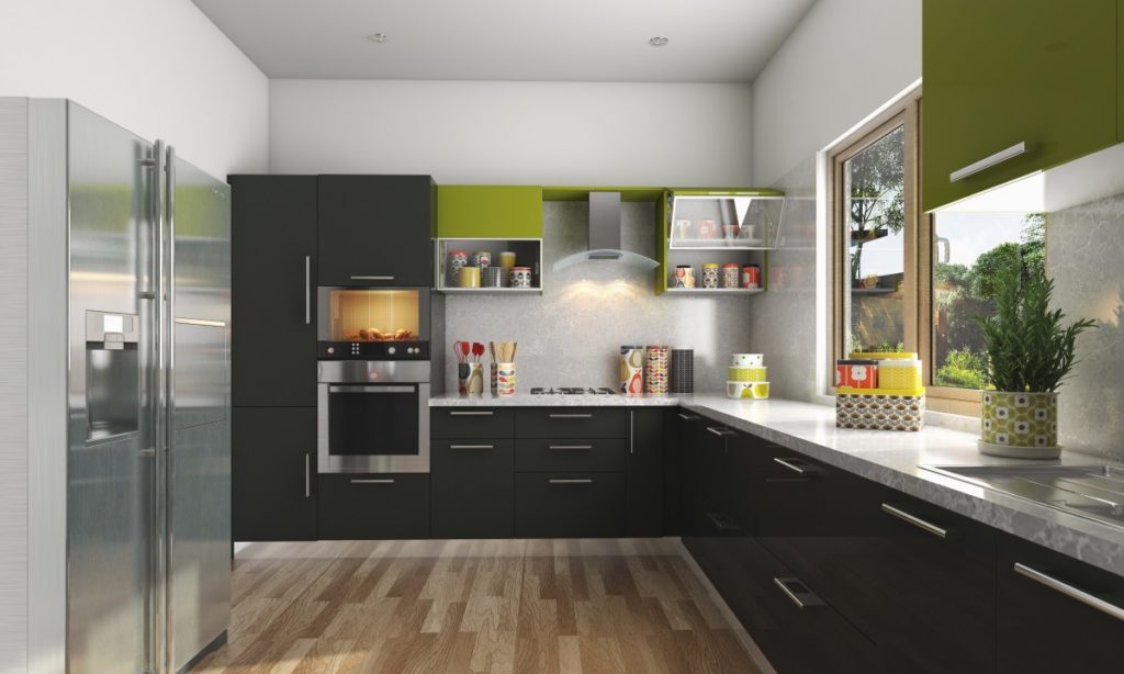 Modular Kitchen L Shape