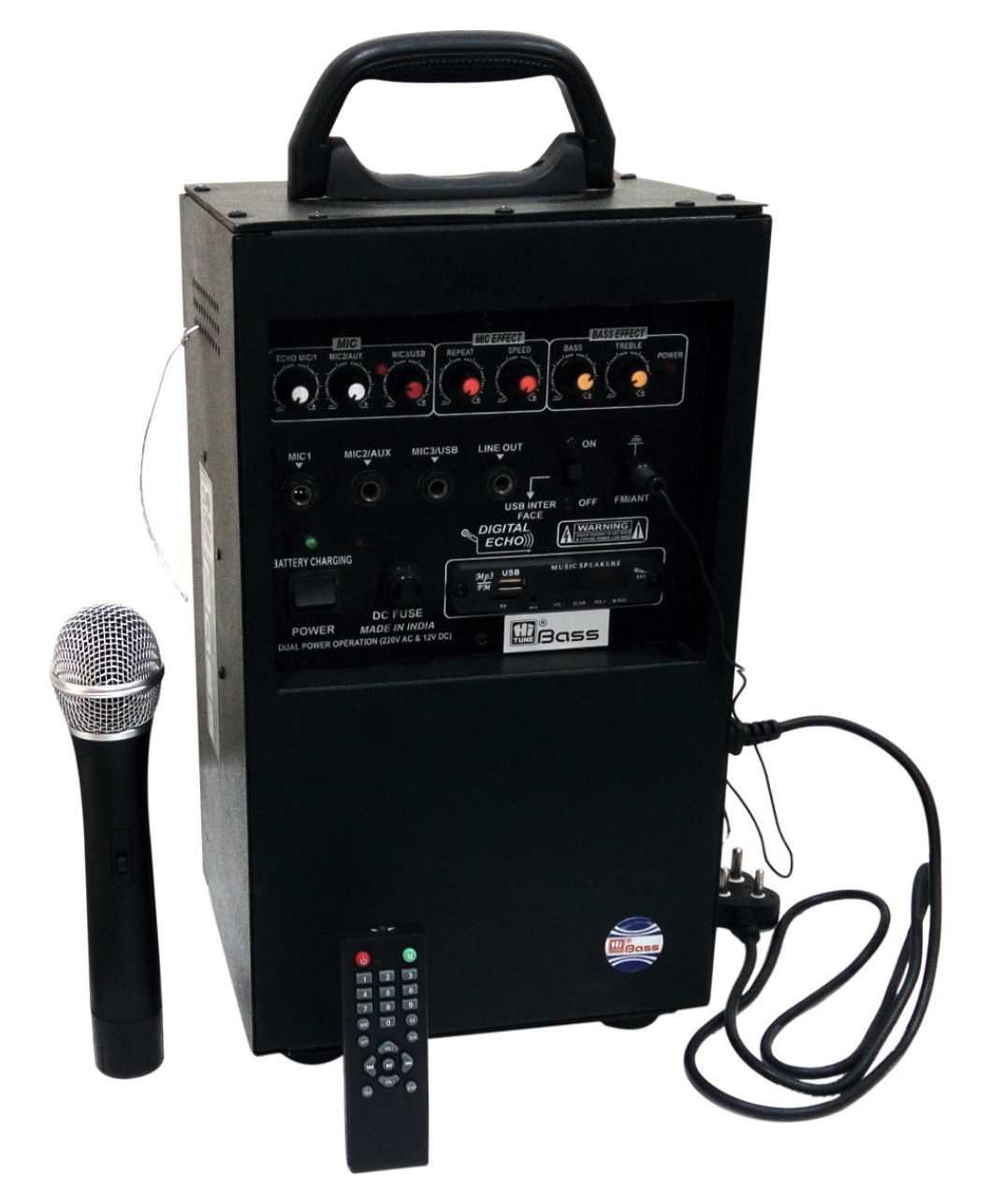 Portable Public Address System Hmp-80(uce) - Color: Black