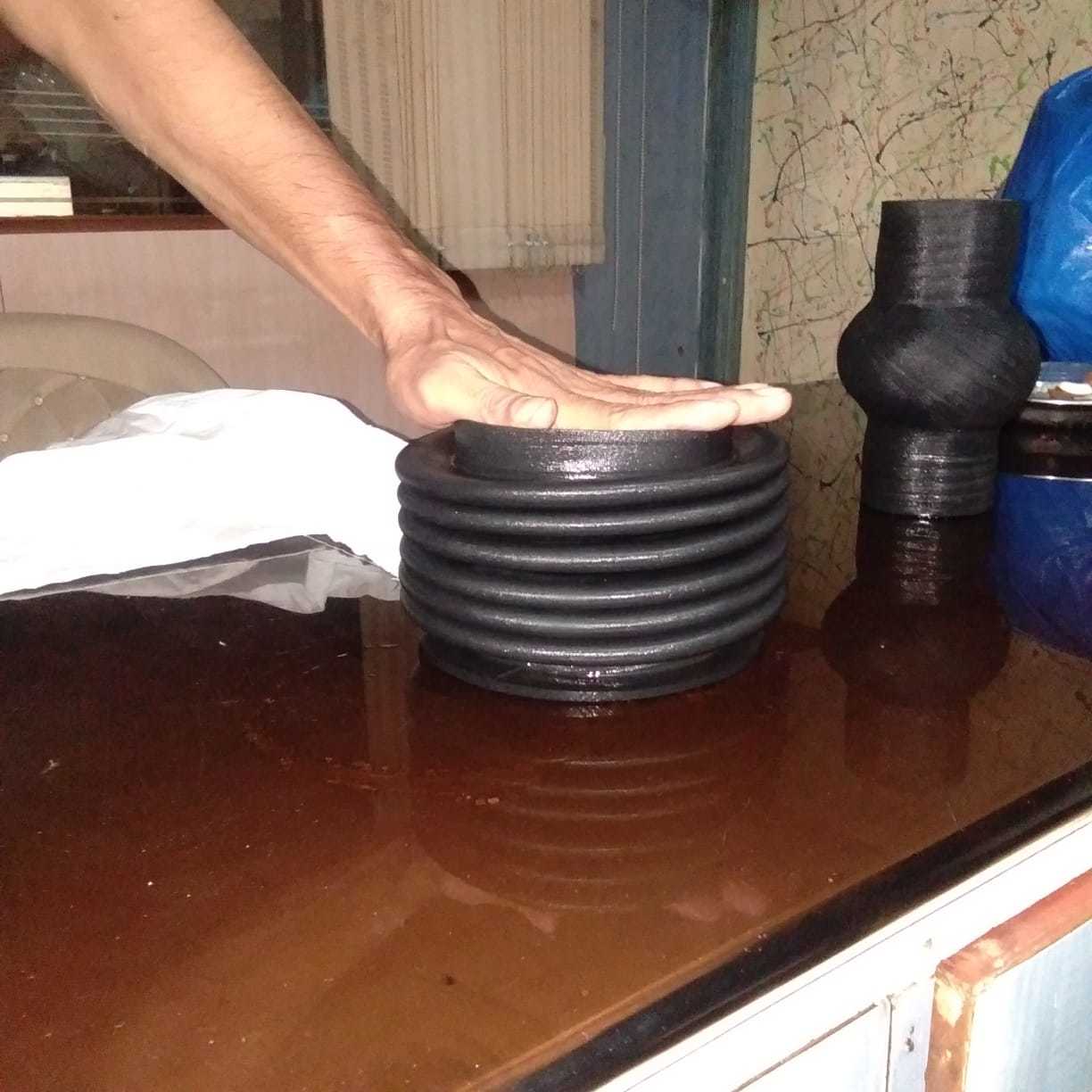 Black Natural Rubber Bellows