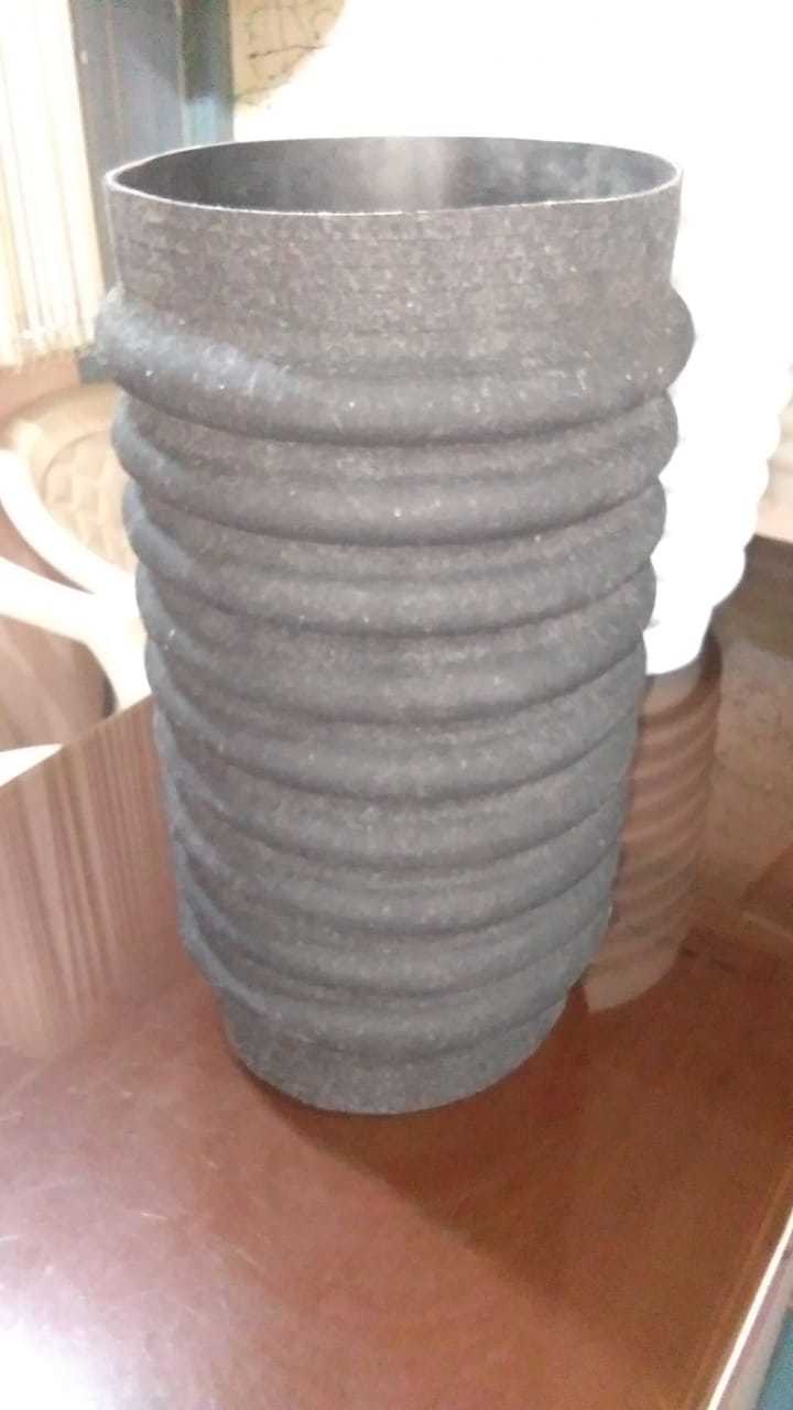 Black Natural Rubber Bellows