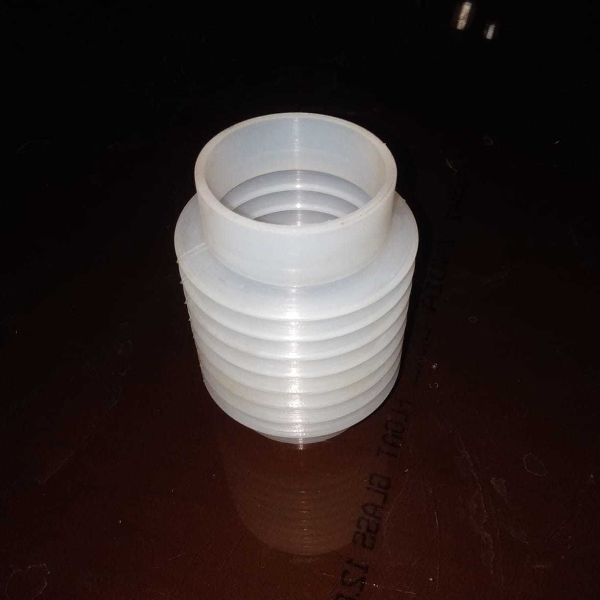 Conical Rubber Bellow - 210mm, 200mm, 150mm, 100mm | White And Grey Color Options