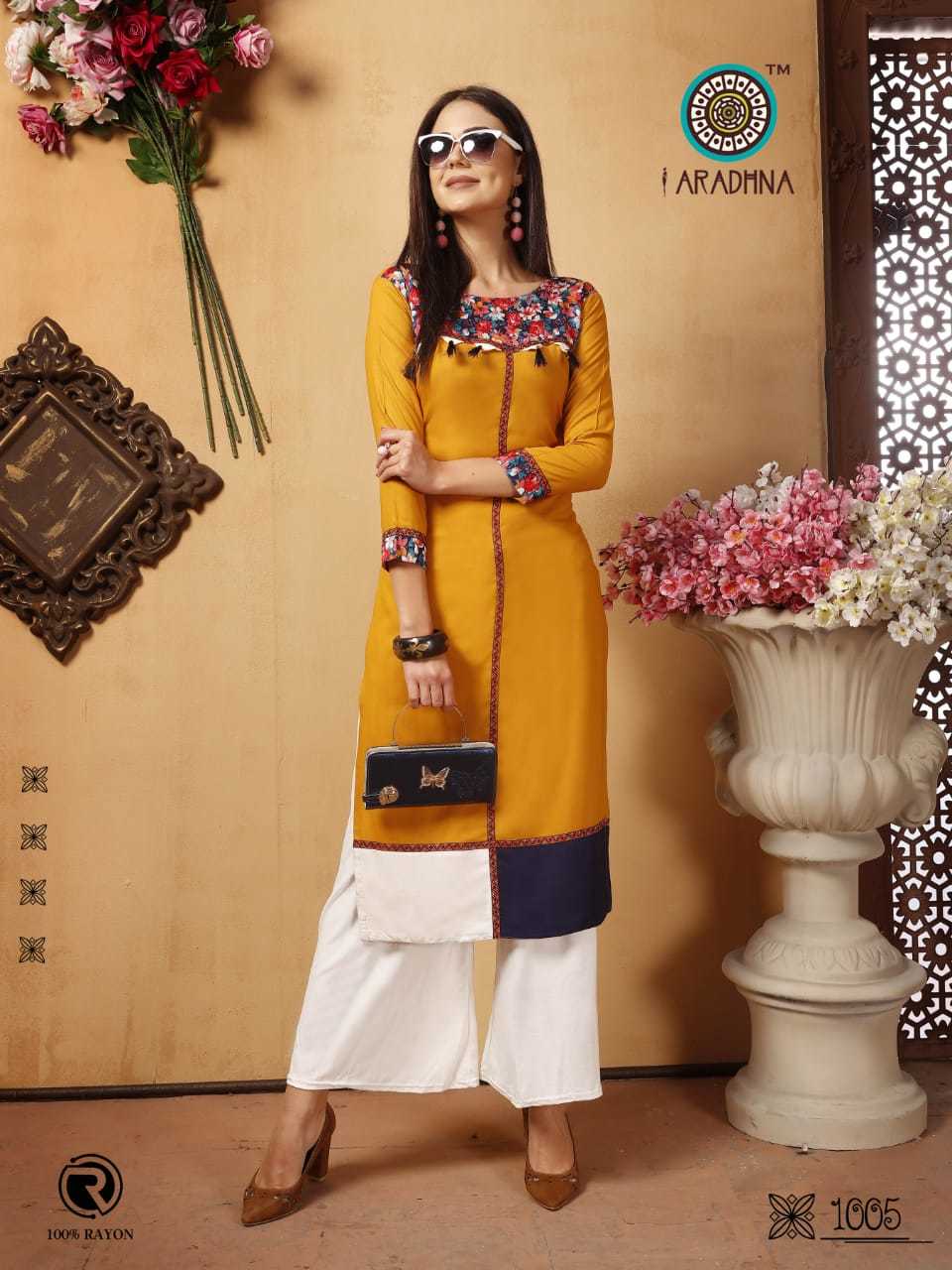 Heavy Rayon Casual Kurtis - 14 Kg, Sizes M(38), L(40), Xl(42), Xxl(44), 46" Length, Breathable & Quick Dry Features, Perfect For Winter Wear