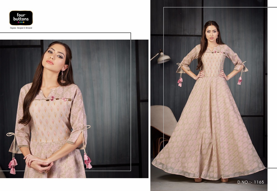 Multi Hand Print Gown