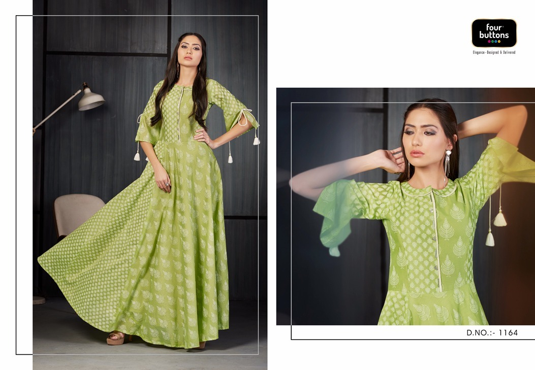 Multi Hand Print Gown