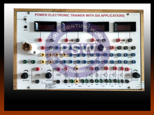 Power Electronics Trainer With 6 Applications - On-board & External Power Supply, USB Interface for Device Studies | Application: Industrial, Color: White, Voltage: 230V-460V