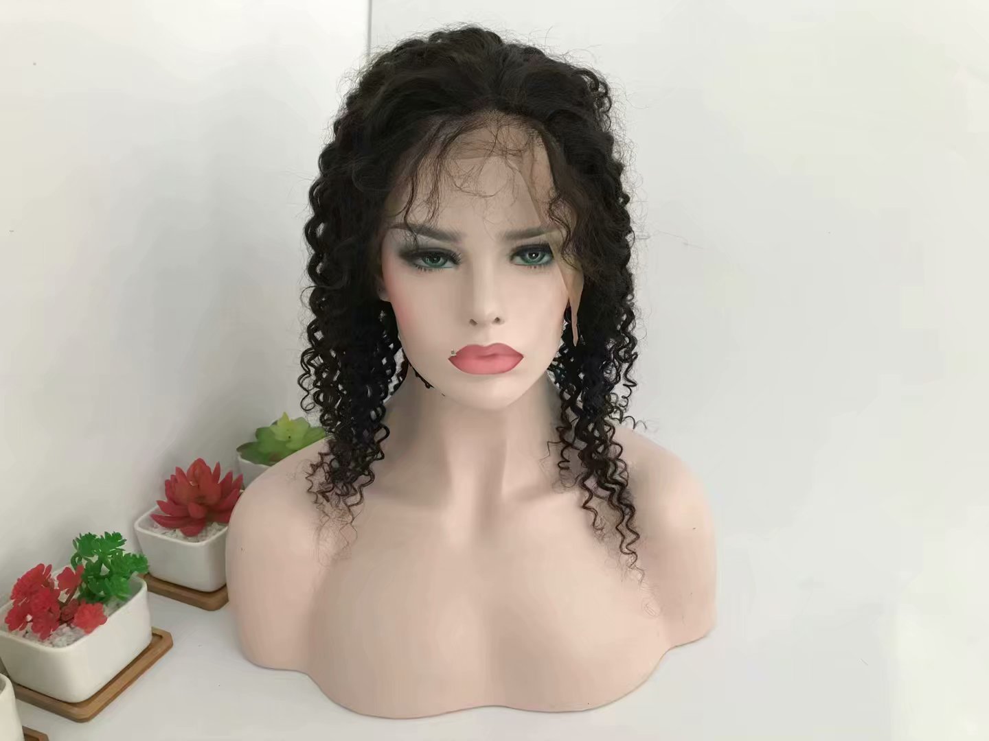 Virgin Unprocessed Wigs - 100% Human Hair, 12"-30" Lengths, 1b Silver Grey Color | Soft, Smooth, Double Strong Weft, No Shed, Curly Style, 8-month Durability