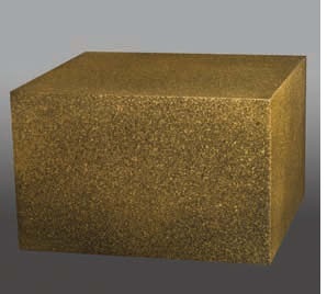 Bronze Two Bright Gold Wreaths Companion Urn