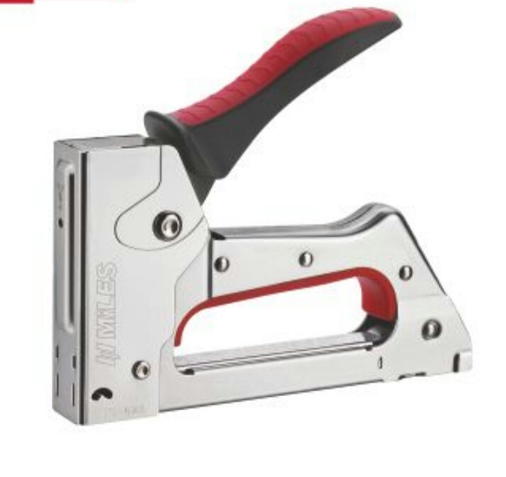 Miles Manual Stapler Tp-10 - Plastic, Lightweight Design | Ideal For Cupboards, Fabrics, Iron Boards, Decorative Work, And Upholstery