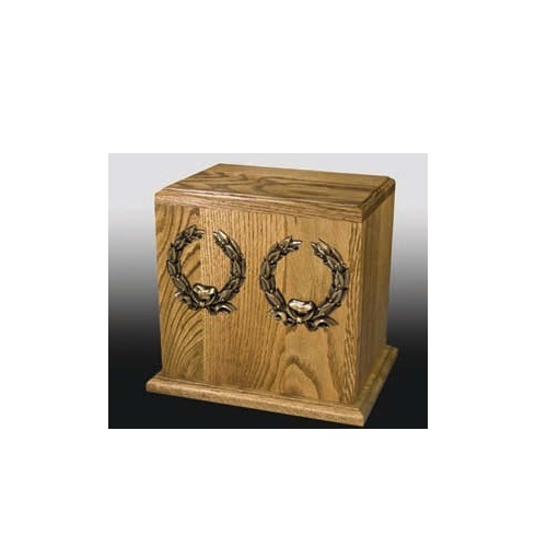 Gold Left & Right Rose Two Nameplate Companion Urn
