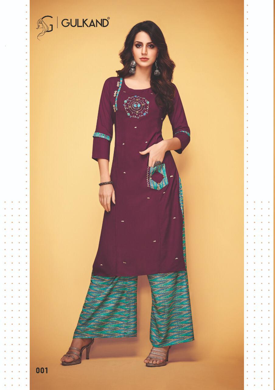 Palazzo Kurtis - Rayon Slub With Hand Work, Multi Color, 42 Inch Length, Full Sleeves, Breathable, Quick Dry, Washable, Free Size L/xl/xxl
