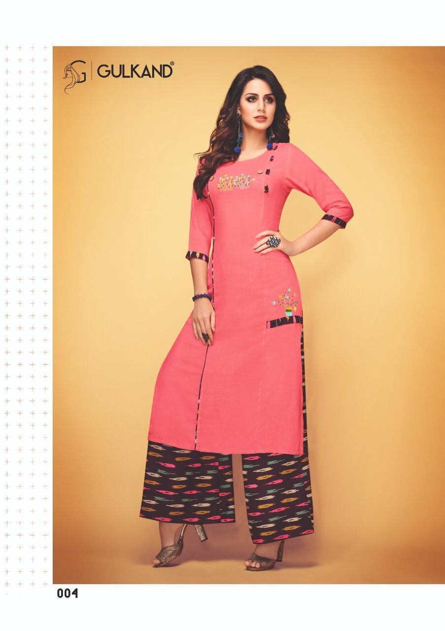 Palazzo Kurtis - Rayon Slub With Hand Work, Multi Color, 42 Inch Length, Full Sleeves, Breathable, Quick Dry, Washable, Free Size L/xl/xxl