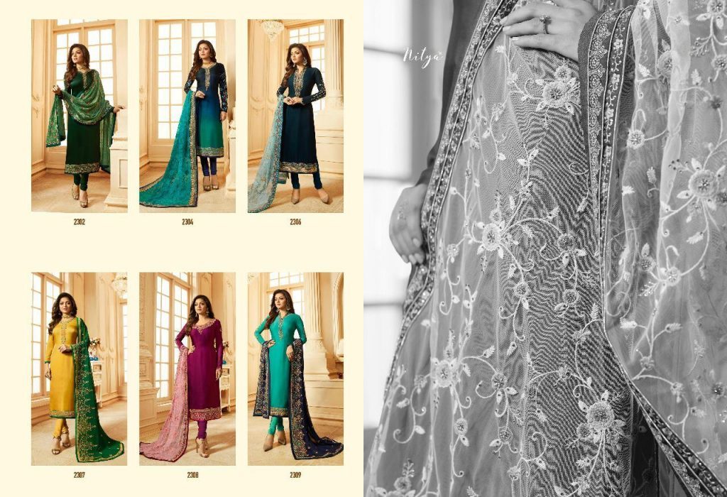 Blue New Designer Salwar  Suits